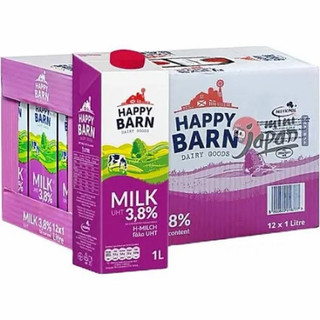 Thùng 12 Hộp Sữa Tươi Happy Barn Chính Hãng Lon Sữa Gấu Chính Hãng Nestle Thái Lan