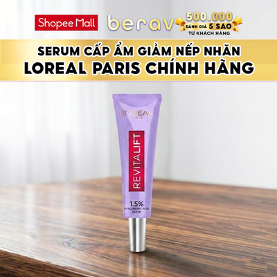 [Minisize] Serum dưỡng cấp ẩm tức thì, giảm nếp nhăn & căng mướt da L'Oreal Paris Revitalift 1.5% Hyaluronic Acid 7.5ml