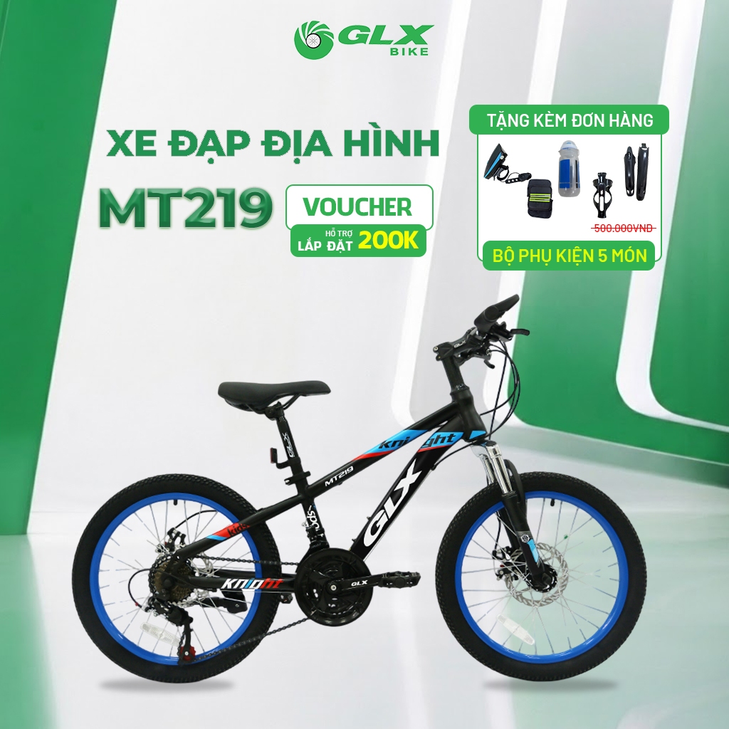 Xe Đạp Địa Hình Trẻ Em GLX Galaxy MT219 – Bánh 20 Inch, Khung Thép, 21 Tốc Độ, Phanh Đĩa Cơ