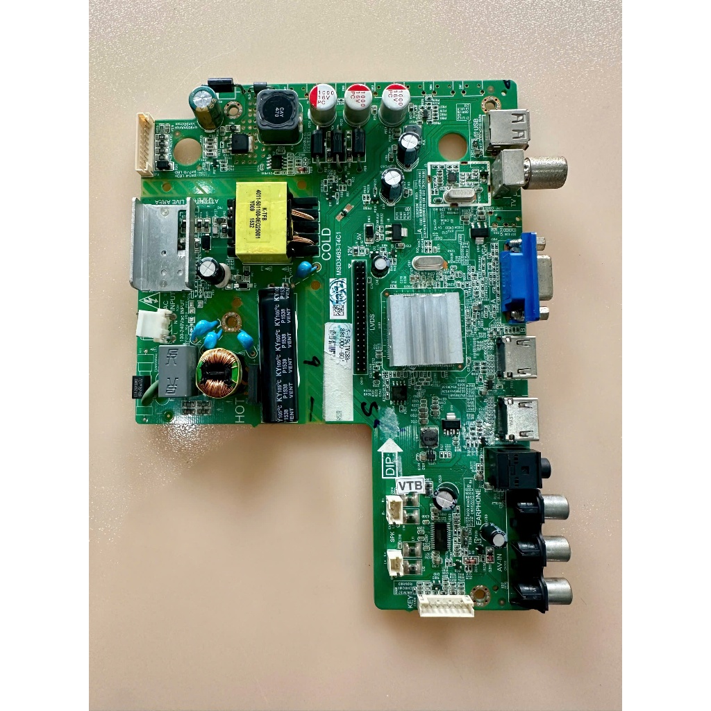 Bo main boar mạch linh kiện tivi tv VTB - LV3271 nguồn, xử lý chung chính chủ khiển cap panel