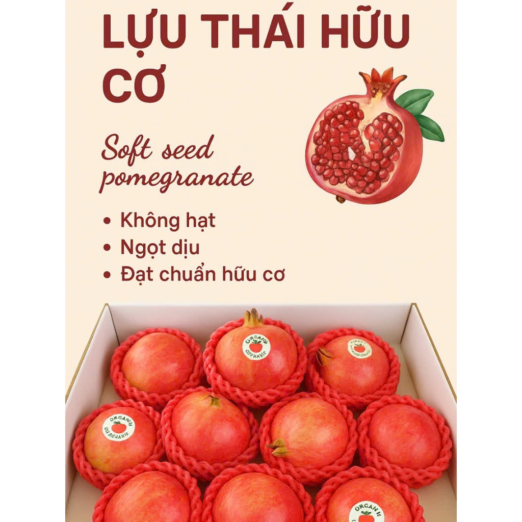 [ JENNY FRUIT ] [ HỎA TỐC ] Lựu thái mới về