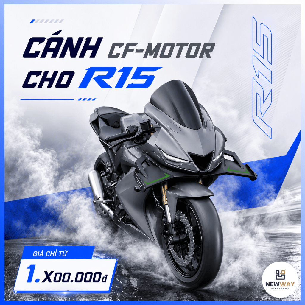 Cánh gió CF-Motor cho R15V3 | New Way Biker Shop