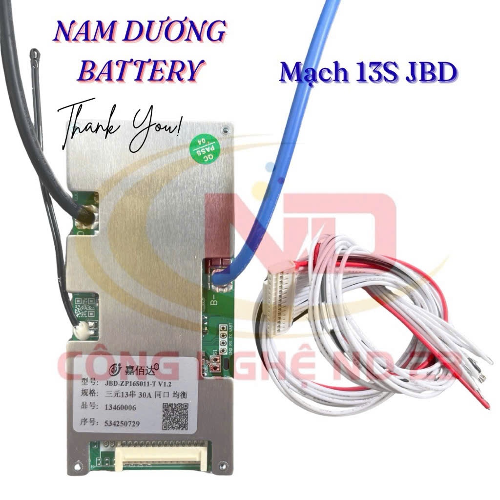 MẠCH BMS JBD 13S 20/30A