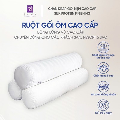Ruột Gối Ôm SAMY BEDDING Êm Mềm Thoáng Mát An Toàn Cho Sức Khỏe