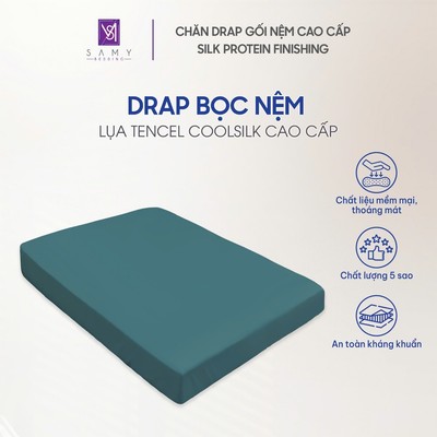 Ga Giường Lụa Tencel Coolsilk SAMY BEDDING Mềm Mại Thoáng Mát Đa Dạng Màu Sắc