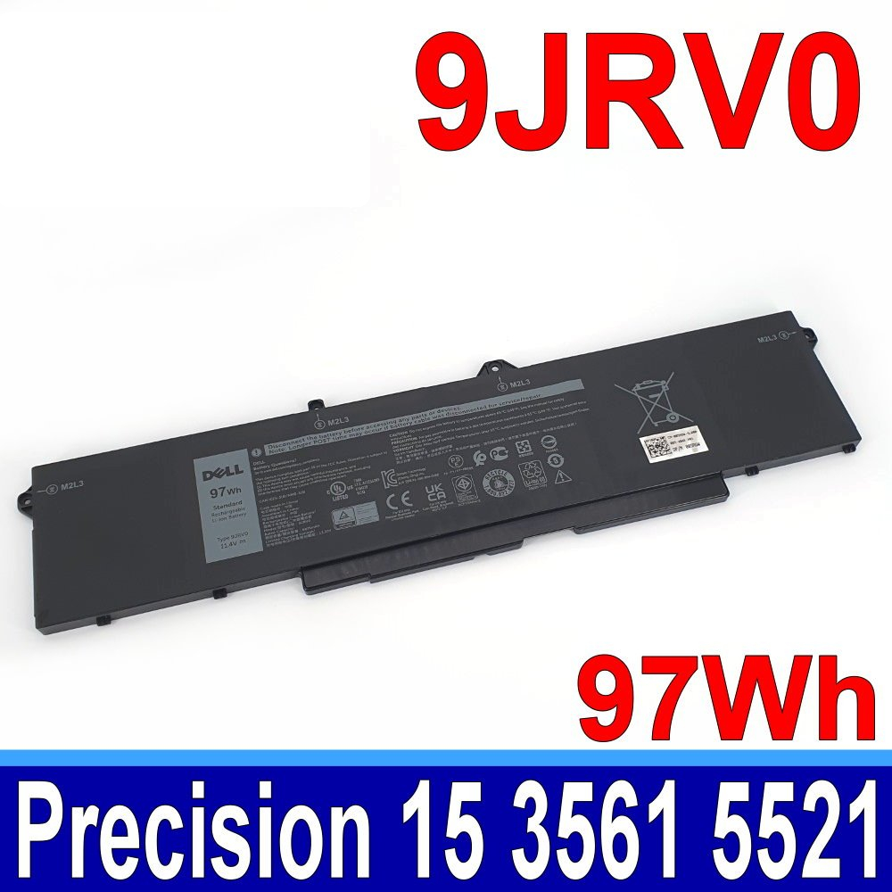 Pin laptop Dell Latitude 5421 5431 5521 5531 Precision 3470 3561 3571 Alienware M17 R5 9JRV0 97WH