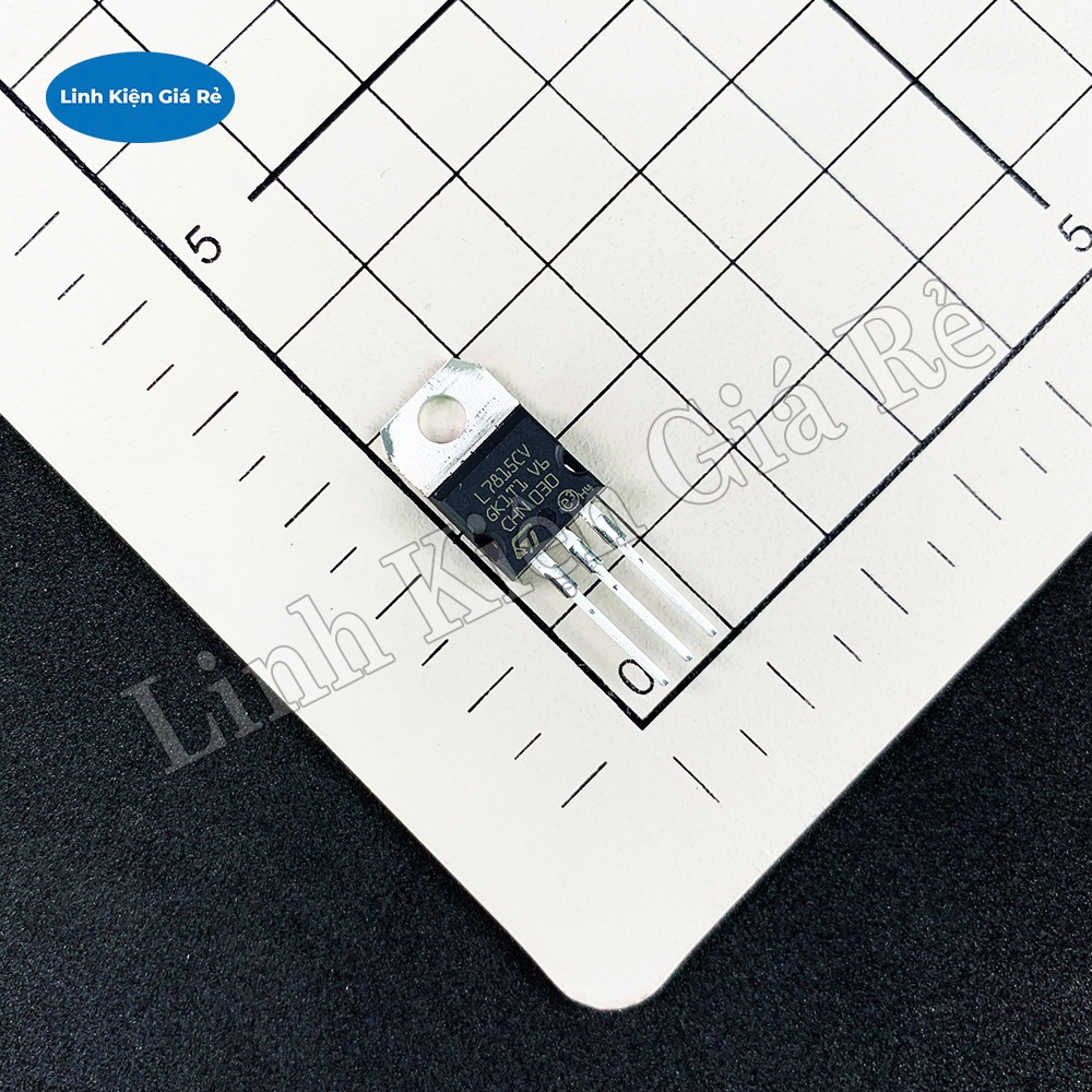 Bộ 5 Chiếc IC L7815CV 7815 1.5A 15V TO220 Chính Hãng ST