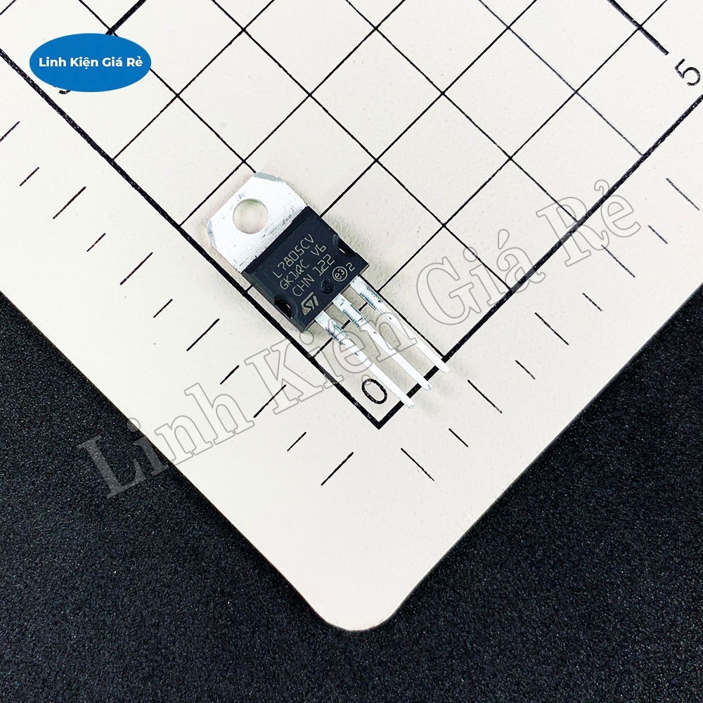 Bộ 5 Chiếc IC L7805CV 7805 1.5A 5V TO220 Chính Hãng ST