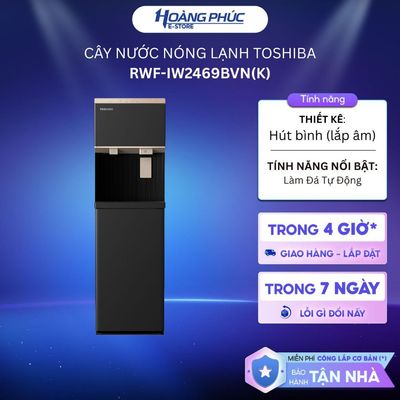 Máy Nước Nóng Lạnh TOSHIBA RWF-IW2469BVN(K) / RWF-IW2469BVN(W) - Làm Đá Tự Động {Ship HCM 0Đ}