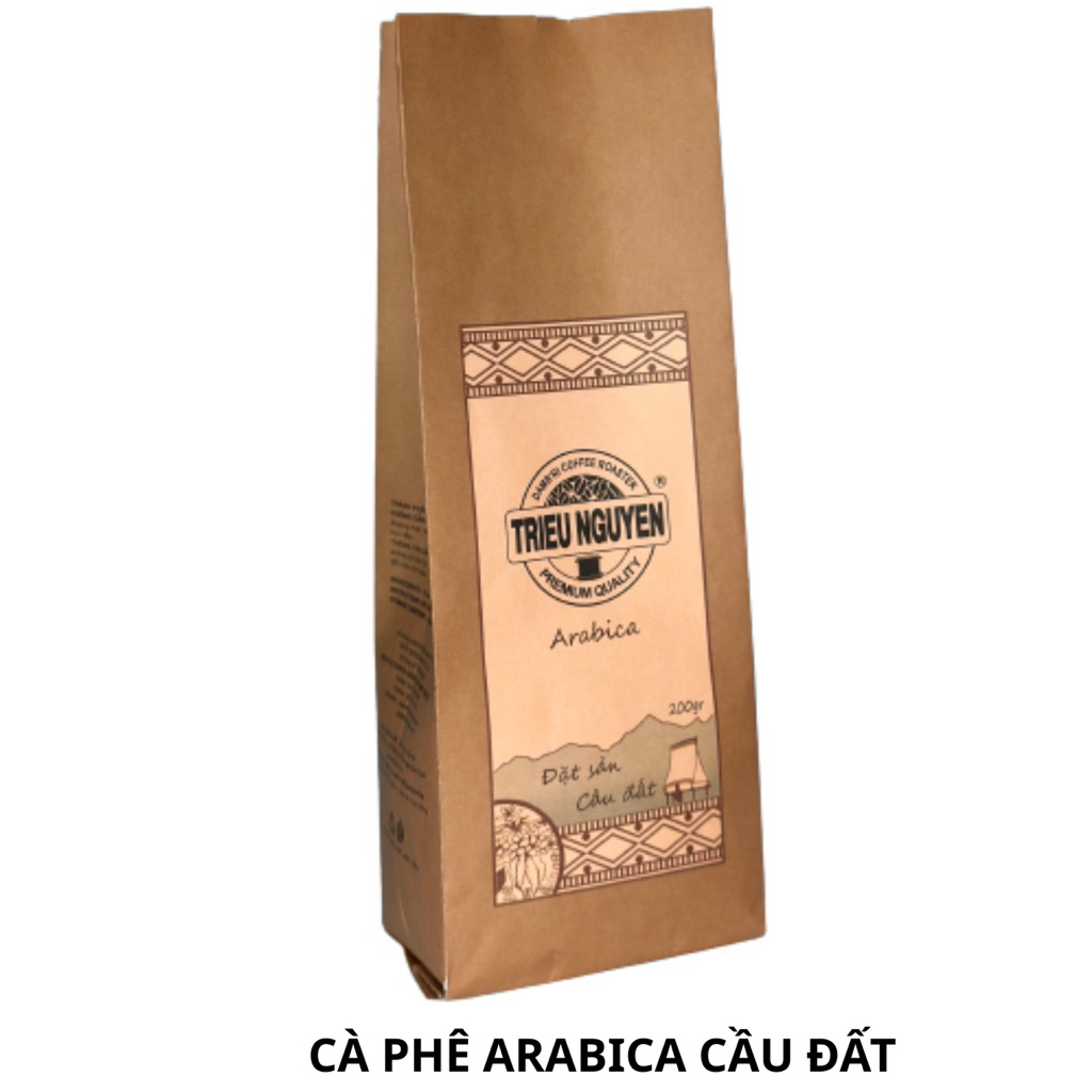 Cà Phê Arabica Đặc Sản Cầu Đất 200g cafe Specialty Arabica Triều Nguyên coffee Nguyên Chất  Chua Tha