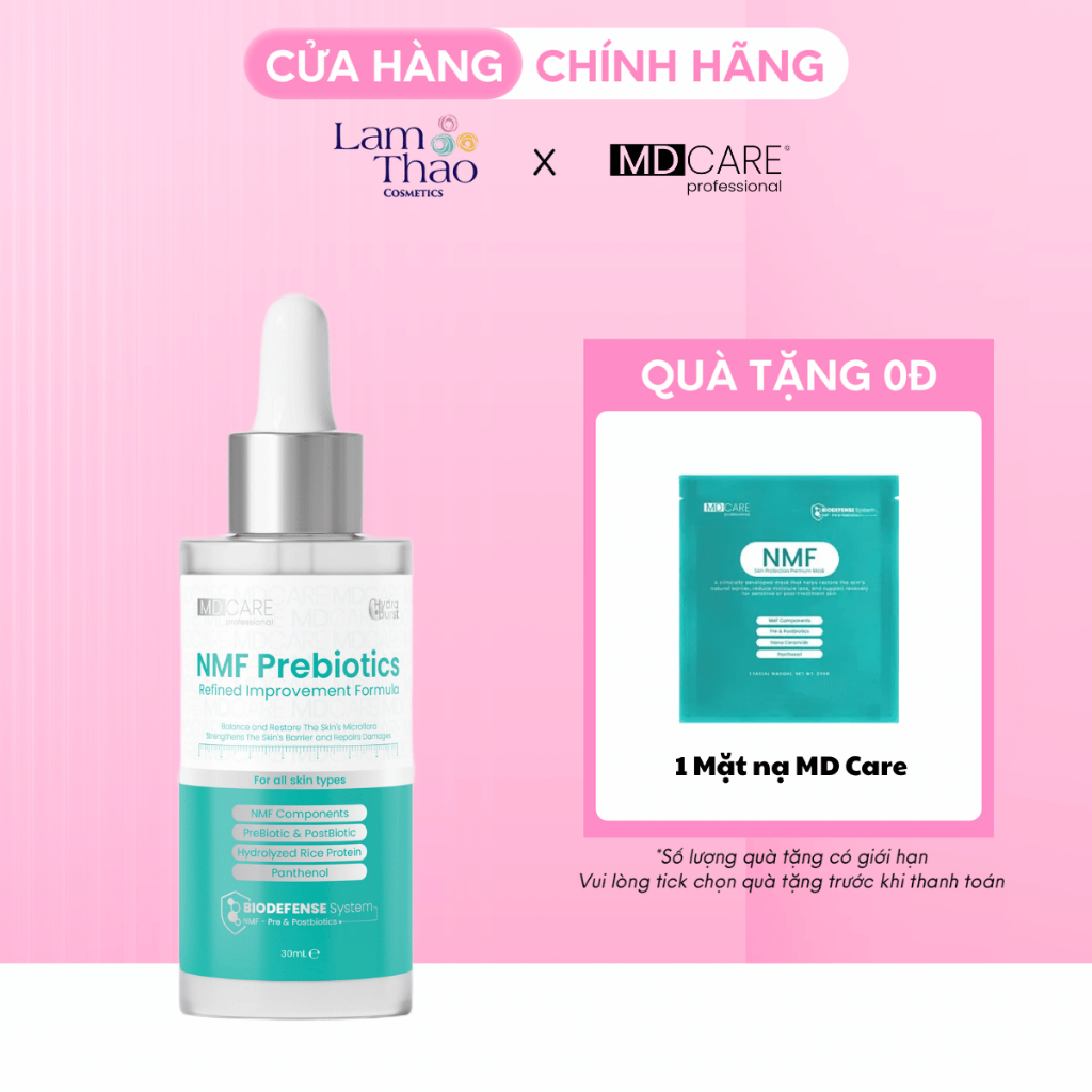 [TẶNG MẶT NẠ MD CARE] Tinh Chất Cân Bằng Lợi Khuẩn & Phục Hồi Da MD CARE NMF Prebiotics Refined Impr