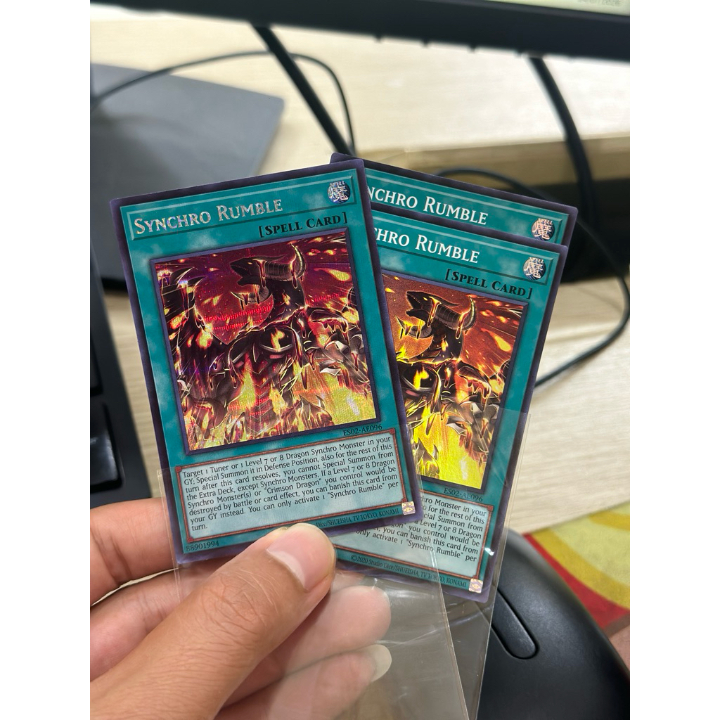 [ NEW ] Thẻ bài Yugioh ES02-AE096 Synchro Rumble