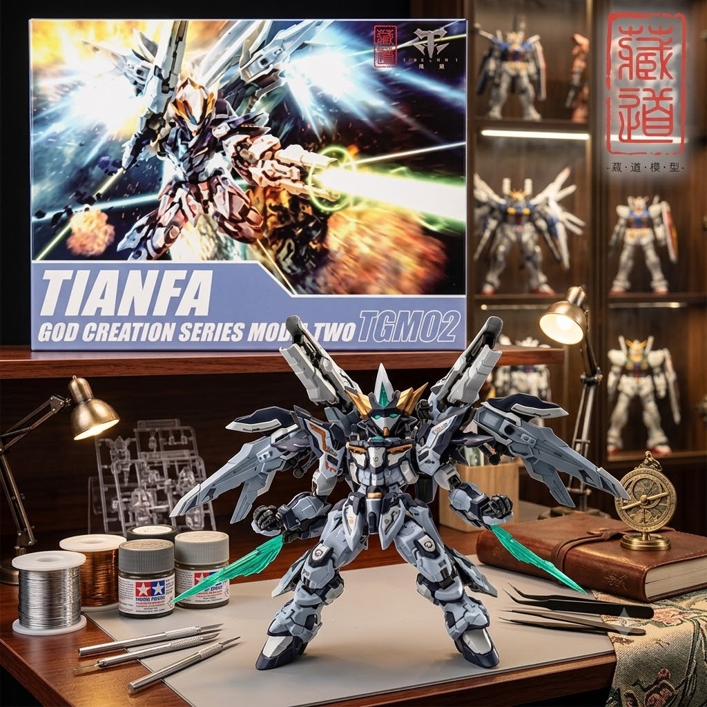 Mô Hình Cangdao CD-TGM-02 TianFa Model Kit Chính Hãng – Khung Kim Loại Full Alloy