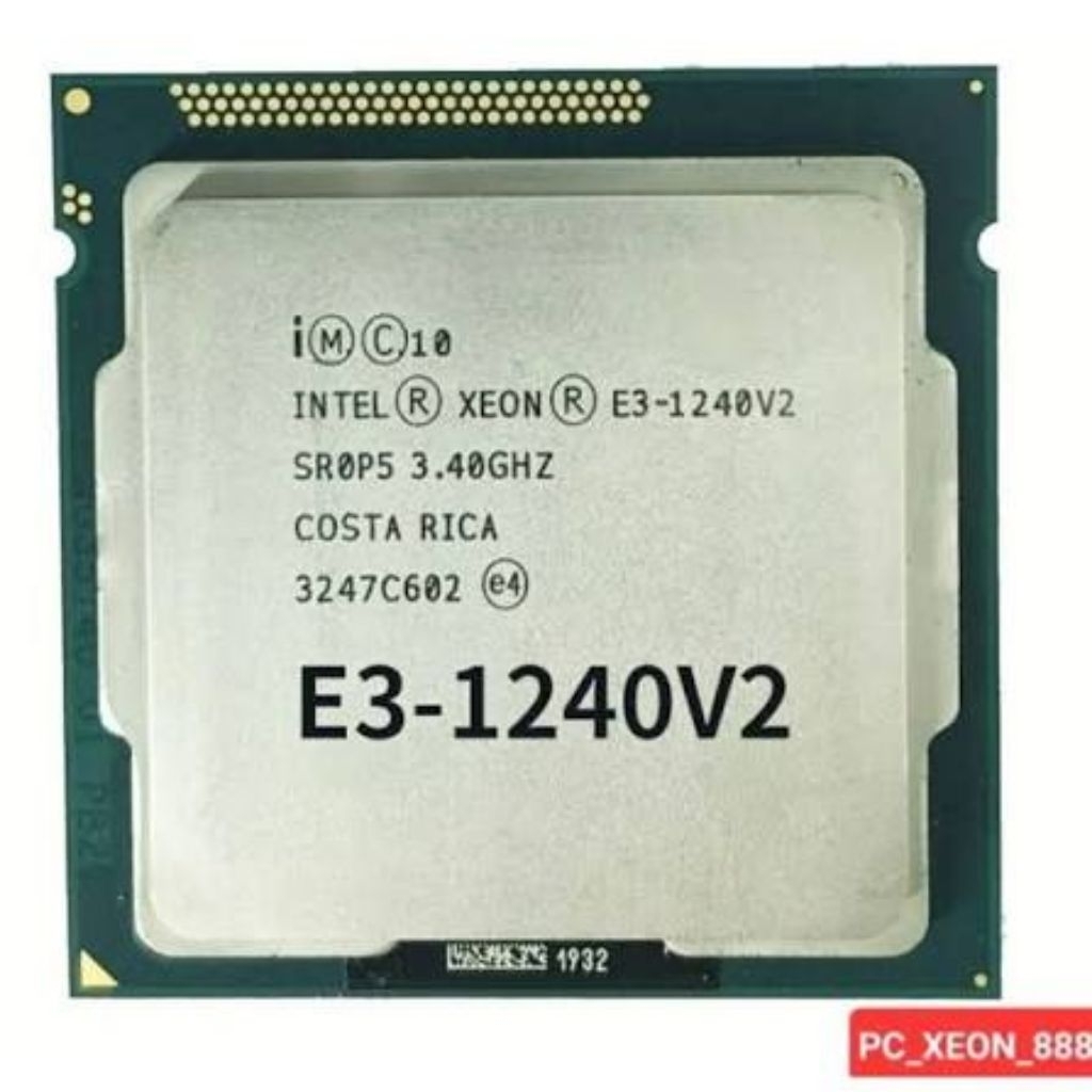 CPU E3 1240V2 LẮP MAIN H61 B75
