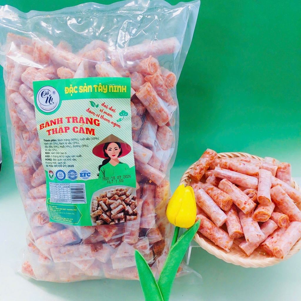 1Kg/ 500g/ 300g Bánh Tráng Trộn Sa tế cuộn thập cẩm