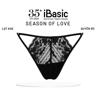 [SEASON OF LOVE] Quần lót Quần chip lọt khe dây một mảnh ren màu đỏ gợi cảm sexy iBasic PANW198