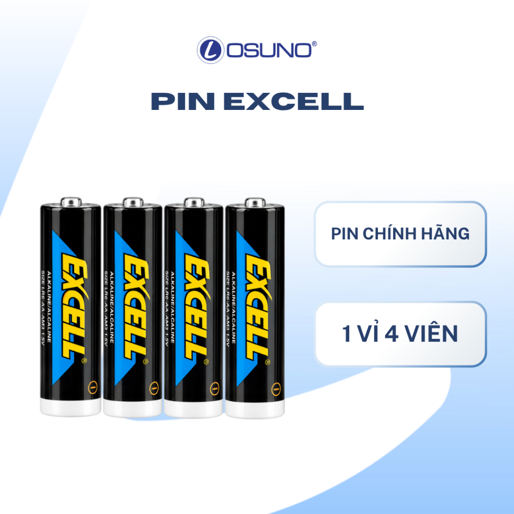 Pin EXCELL Chính Hãng - Giải Pháp Năng Lượng Tin Cậy Cho Khóa Vân Tay