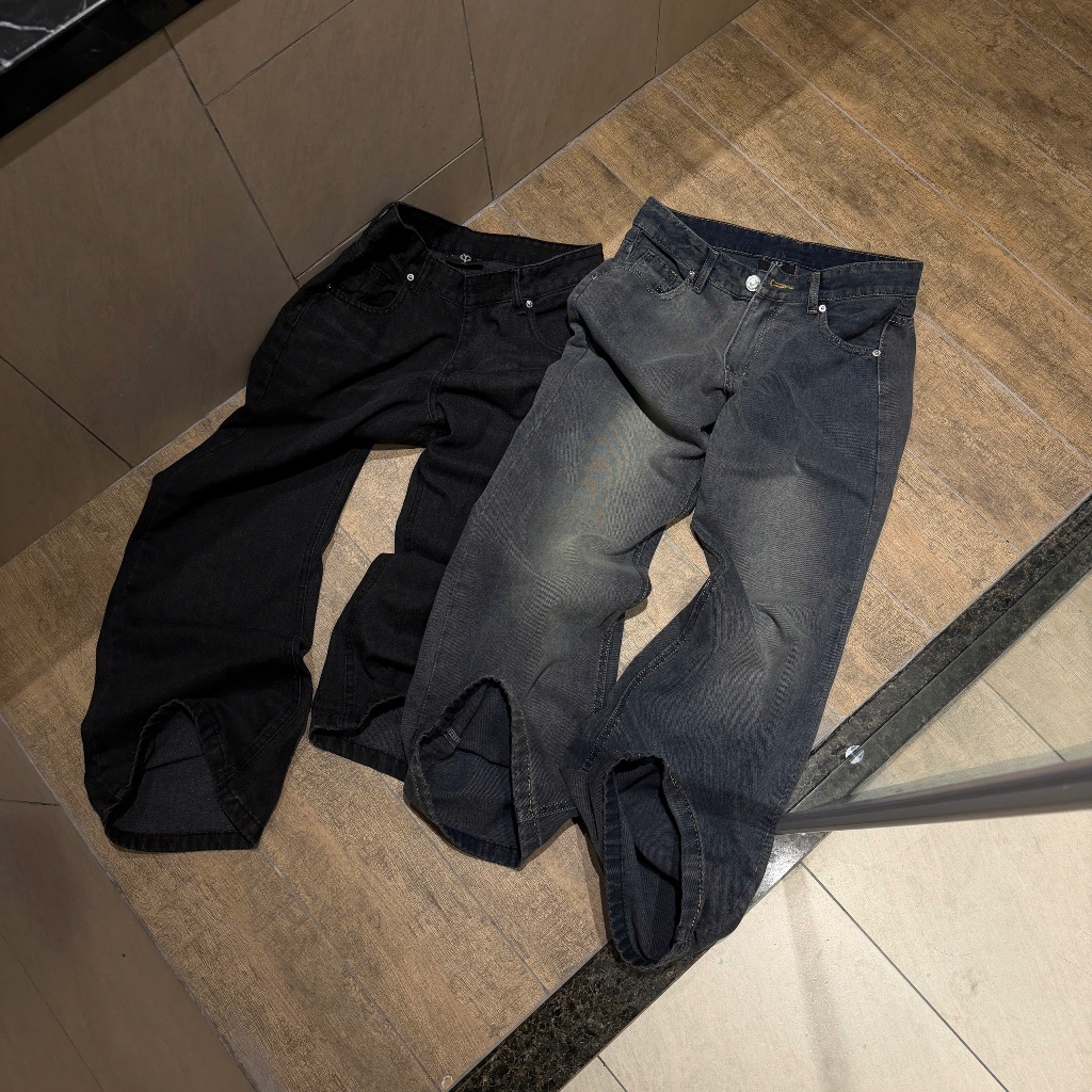 Quần Jeans Cạp Trễ Ống Loe Nhẹ - VINTAGE FLARED JEANS YC1996