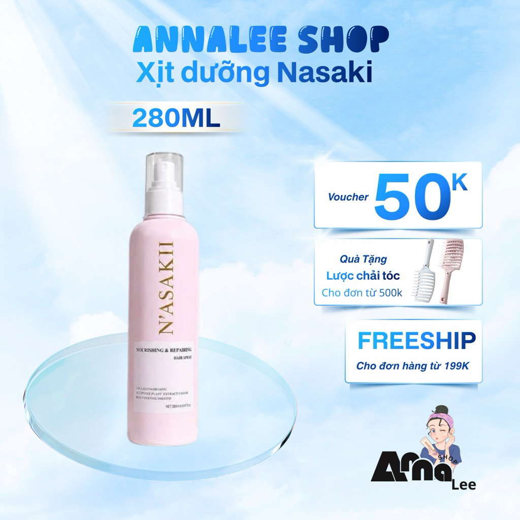 Xịt dưỡng tóc Nasaki 280ML