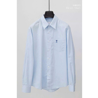 Áo Sơ Mi Cotton-Oxford Heart Shirt Oversized Phong Cách Hàn Quốc MANDO Menswear - SHT063