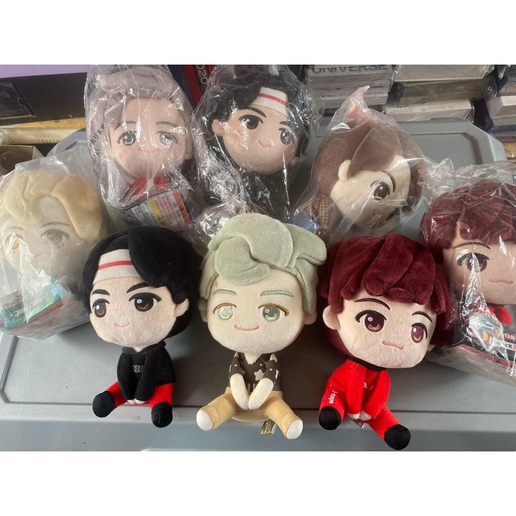 Bts offcial goods doll Bt21 TinyTan Jung Kook V RM Jhope Jin … như hình.