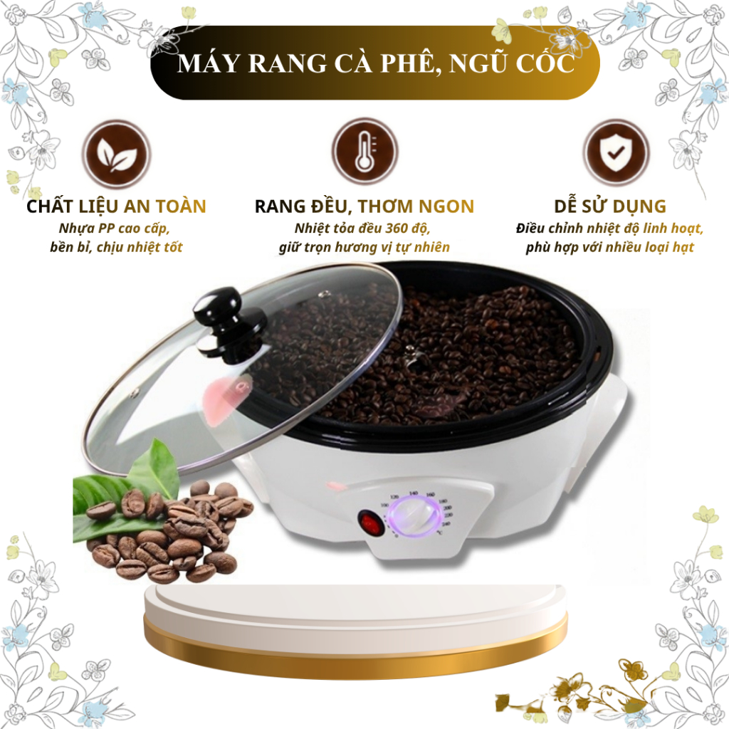 Máy Rang Cà Phê, Rang Ngũ Cốc Đa Năng