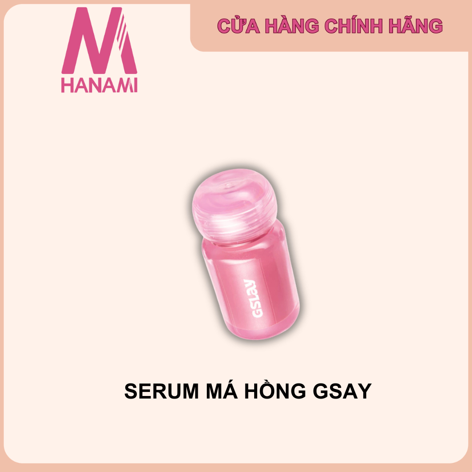 Má hồng kem dạng lỏng GSLAY Bubble Gleam Blush Serum căng bóng bắt sáng, mỏng nhẹ, lâu trôi (4.5ml)