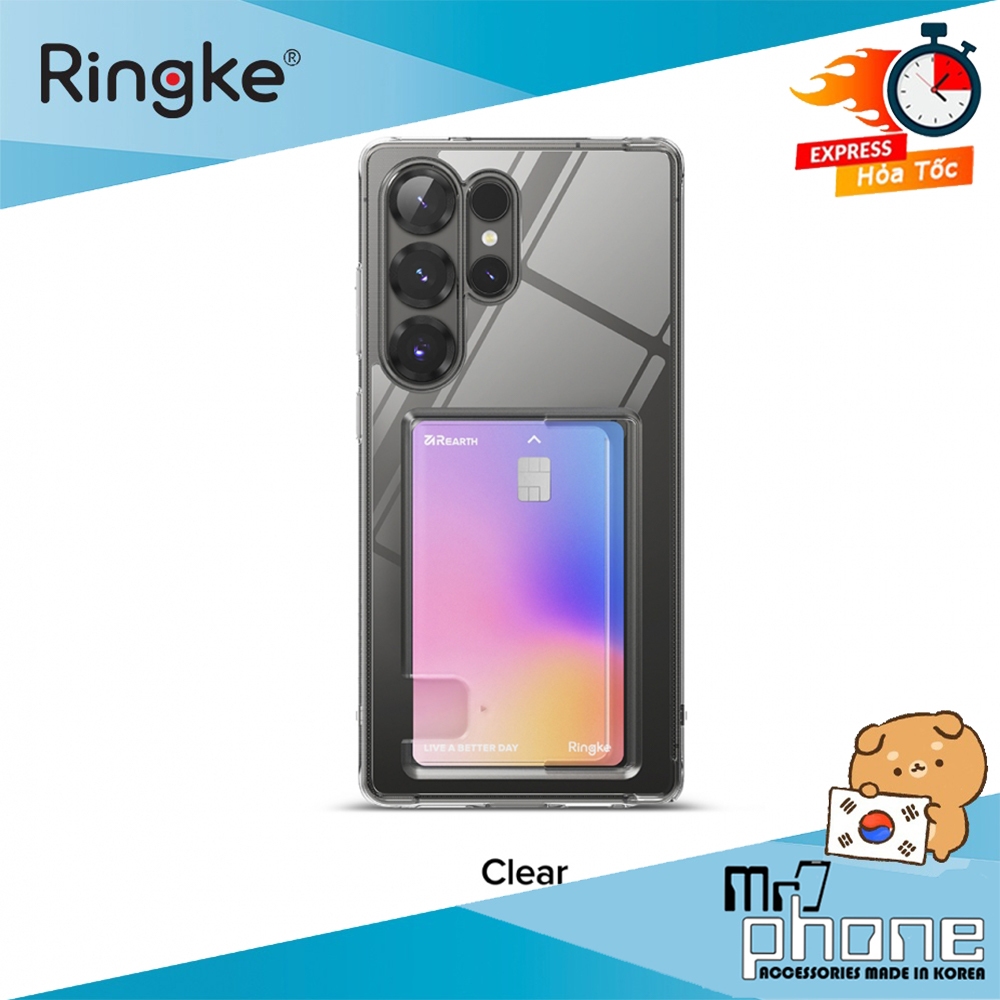 Ốp lưng Ringke Fusion Card Galaxy S25 / S25 Plus / S25 Ultra