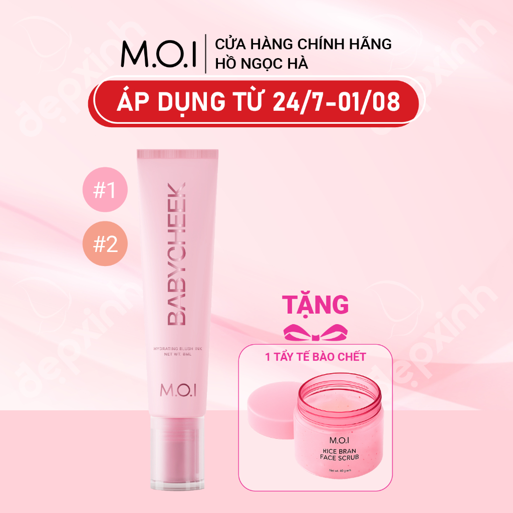 [Tặng quà] Má hồng sữa M.O.I Baby Cheek 14ml
