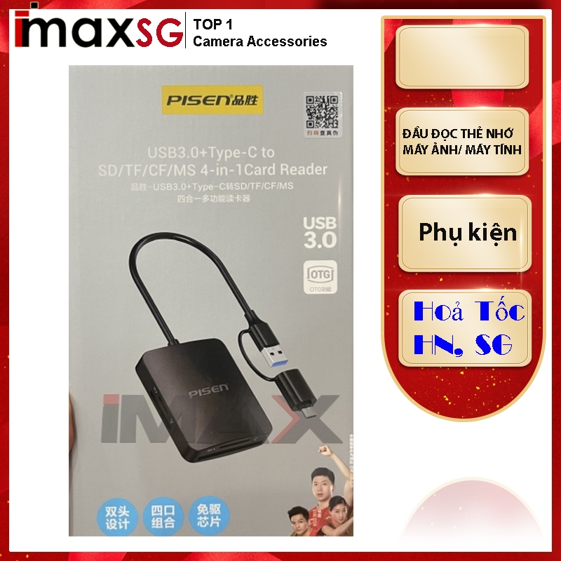ĐẦU ĐỌC THẺ NHỚ MÁY ẢNH/ MÁY TÍNH TF, SD, CF, XQD