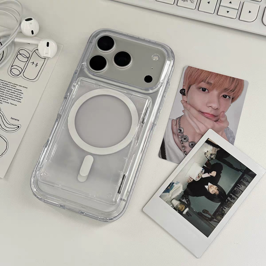 Ví / hộp magsafe đựng thẻ, photocard -Holder magsafe (9*6cm) Nhận decor theo yêu cầu