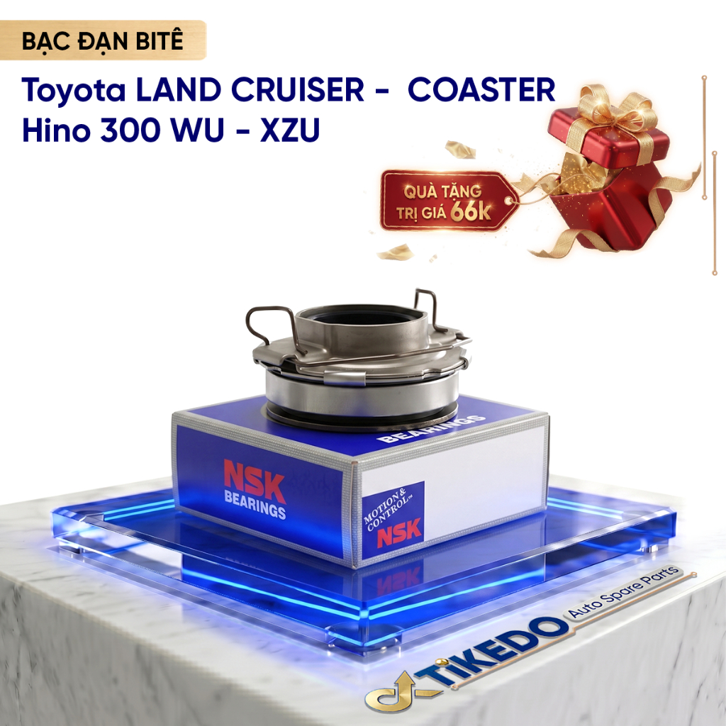 Bạc Đạn BiTê HINO 300 Toyota LAND CRUISER 4.2 90-07 [38.0] - 68TKB3802 - NSK - Jappan