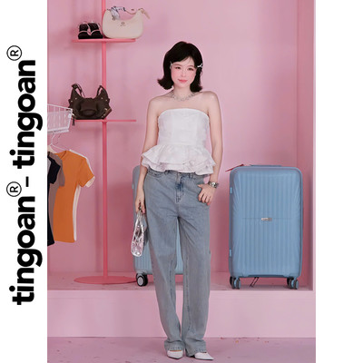 [ KOL ] TINGOAN® - Quần cullotes bò xanh DUA LIPA JEANS/LB