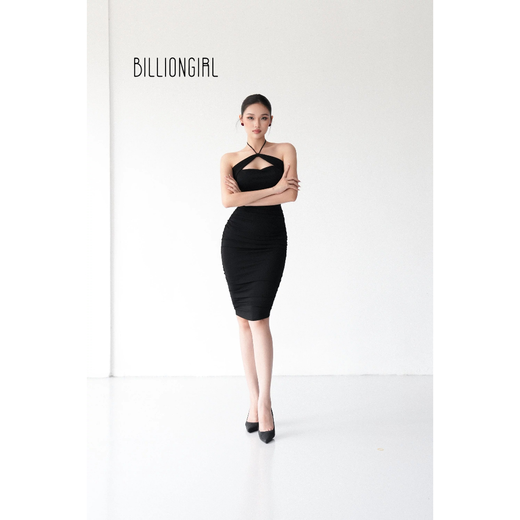 Billion Girl | Pramee Dress đầm xô len dún thân