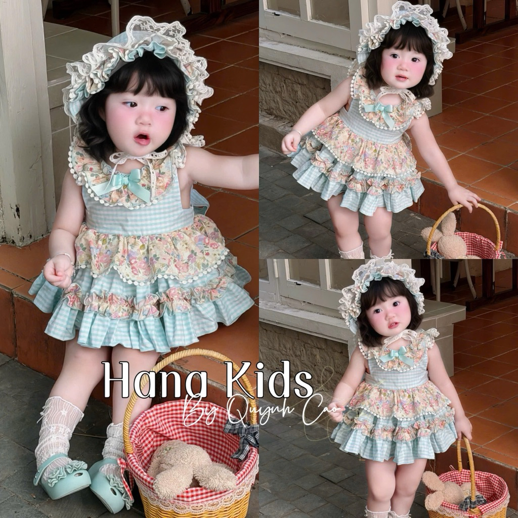 [HANA KIDS_HÀNG LOẠI 1] VÁY ĐẦM LOLITA XOÈ BỒNG XINH CHO BÉ/ĐẦM ĐI TIỆC CHO BÉ/VÁY ĐẦM THIẾT KẾ CAO 