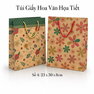 túi giấy đựng quà ( số 4 ) combo 50 chiếc s4