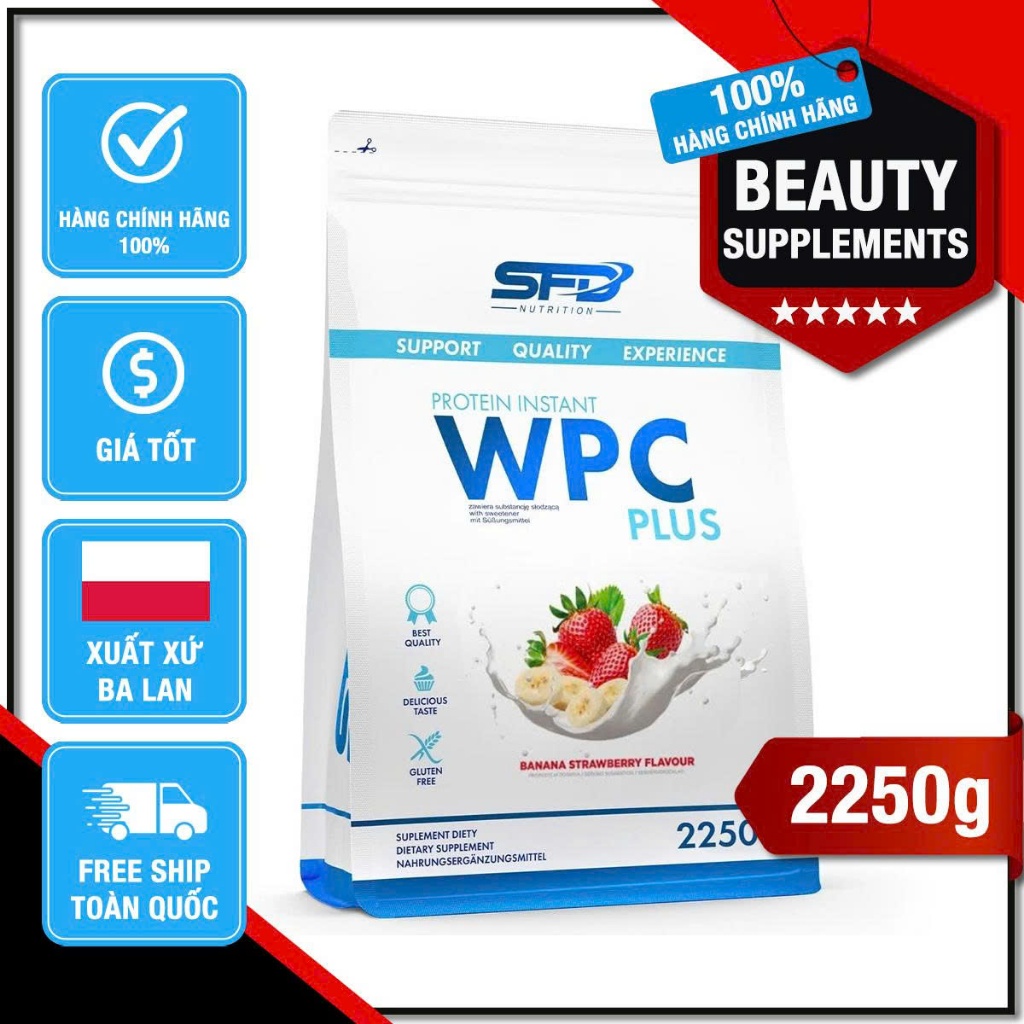 SFD - Whey Protein WPC Plus - 75 lần dùng
