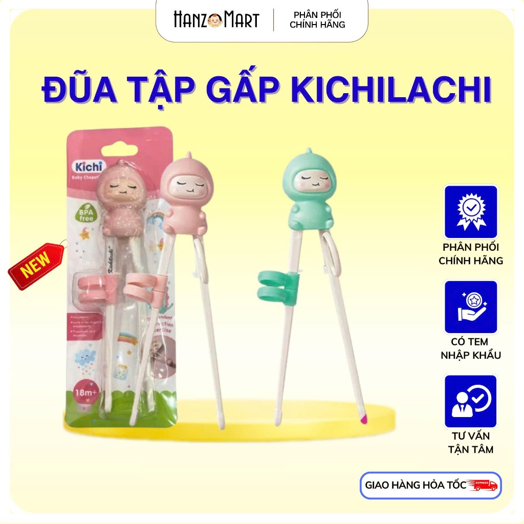 Đũa tập ăn tập gắp cho bé Kichilachi - hanzo2009