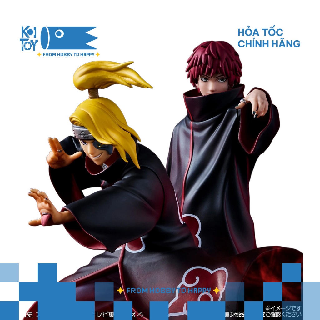 [Hàng Chính Hãng] Mô hình Naruto Shippuden Kazekage Rescue Arc - Akatsuki Deidara & Sasori Masterlis
