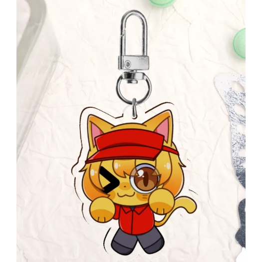 [FORSAKEN] Elliot Cat Acrylic Keychains