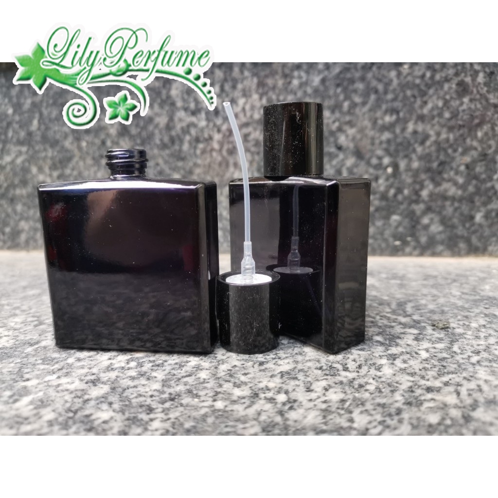 Lọ chiết nước hoa vuông Bleu 30ml - 50ml - 100ml