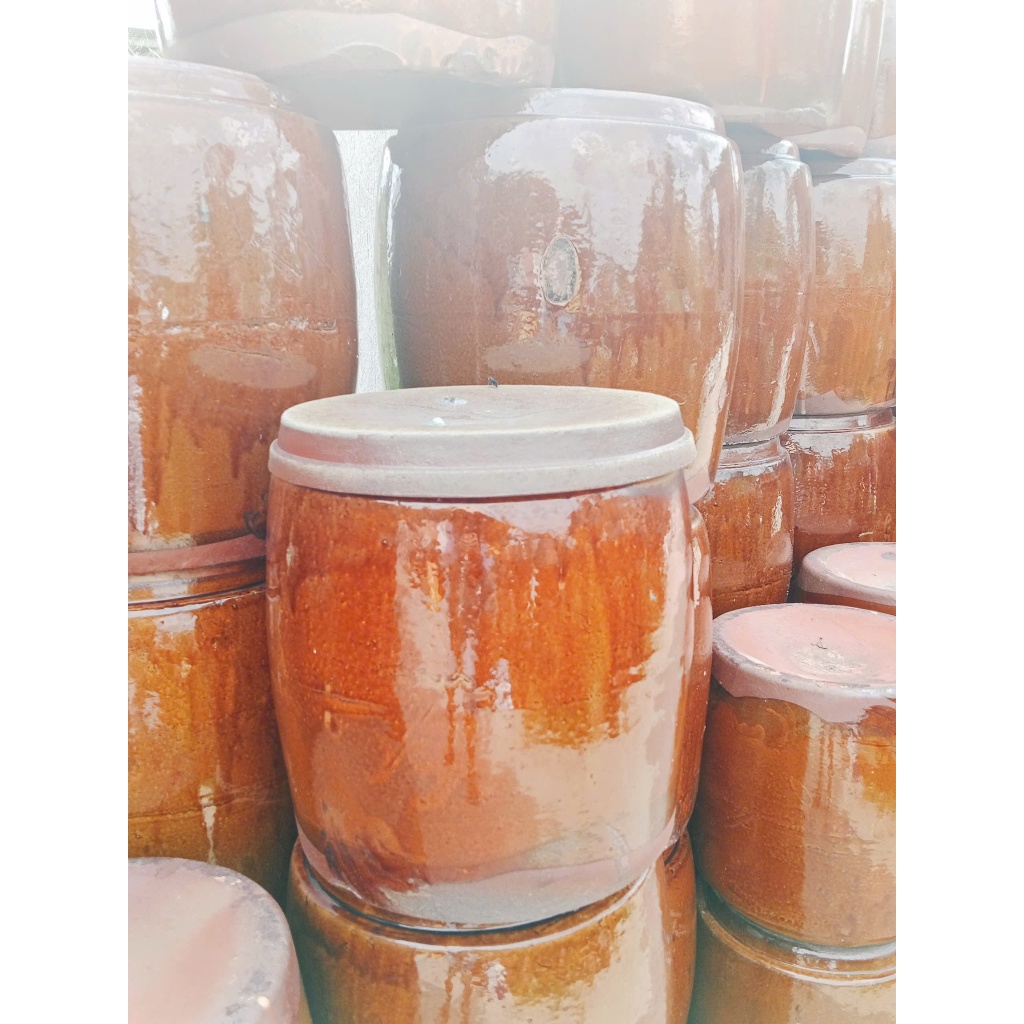Khạp Da Bò – Khạp 40L - Chậu trồng cây thủy sinh Khạp sen, lu chứa nước, nuôi cá, lu trồng sen