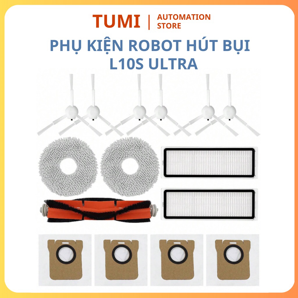 Phụ Kiện Robot Hút Bụi Dreame L10S Ultra, L10S Ultra SE, L10 Prime, L10 Ultra | Lọc HEPA, Giẻ Lau, C