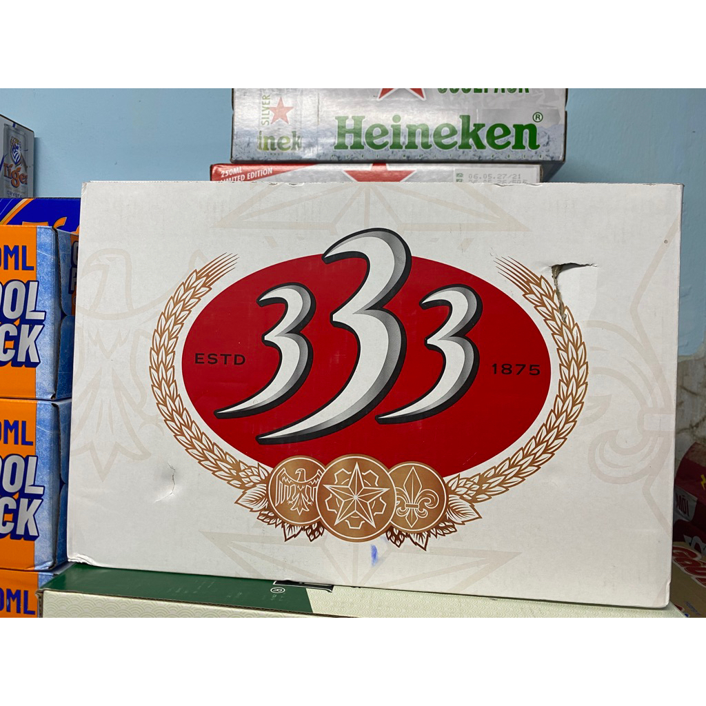Thùng bia lon 330ml x 24 lon 333