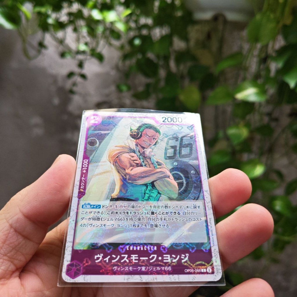 Thẻ One Piece Japanese Vinsmoke Yonji OP06-066 C Pirate Flag Holo