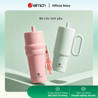 Bộ đôi cốc giữ nhiệt cao cấp Elmich 750ml