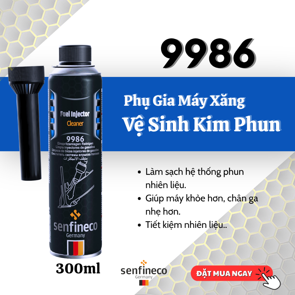 [Senfineco 9986] Dung Dịch Súc Béc Xăng - Senfineco Fuel Injection Cleaner [300ML]