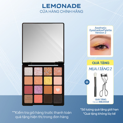 [LIVESTREAM KOL] Bảng phấn mắt LEMONADE Aesthetic  Eyeshadow Palette Version 2 20.8g