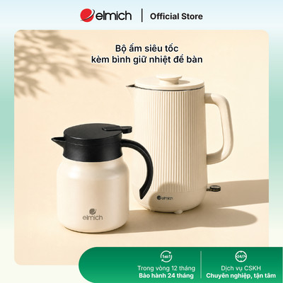 Bộ ấm siêu tốc kèm bình giữ nhiệt để bàn  Elmich