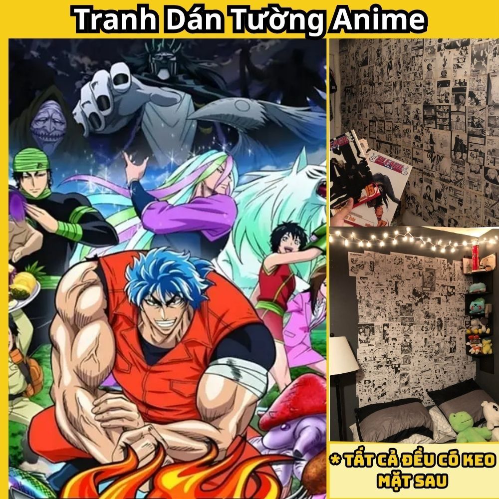 Combo 100 giấy dán tường anime THỢ SĂN ẨM THỰC - TORIKO manga wall